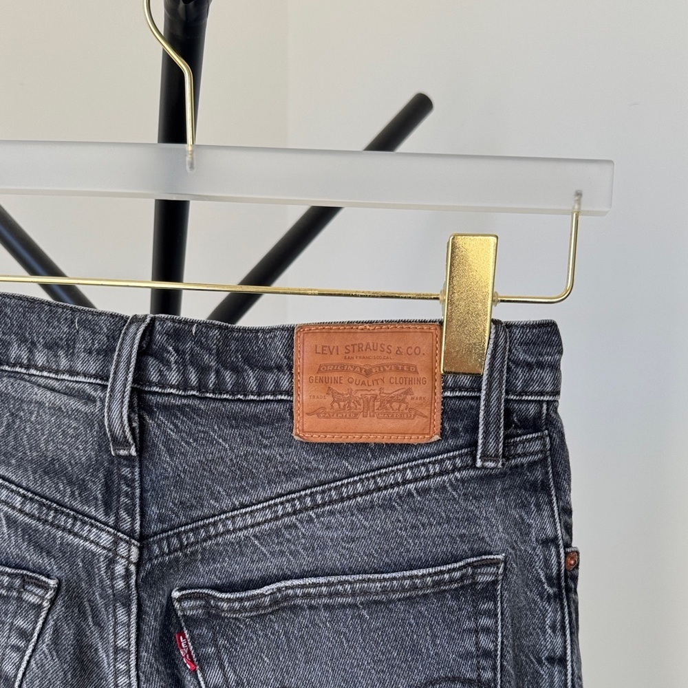 LEVI’S Ribcage Straight Ankle | Grey | Women’s 27 - Picture 8 of 10